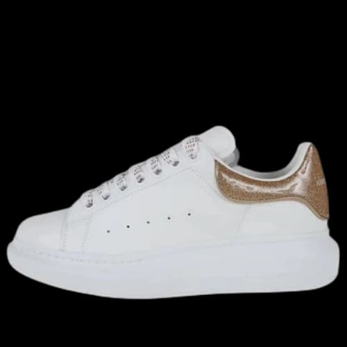 Alexander McQueen Oversize Sole Shoes 'White Gold' (Women's)