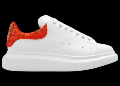 Alexander McQueen Oversized White Red Sequins (Women's)