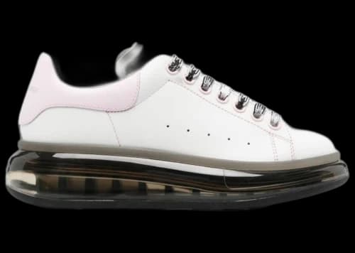 Alexander McQueen Oversized Transparent White Pink