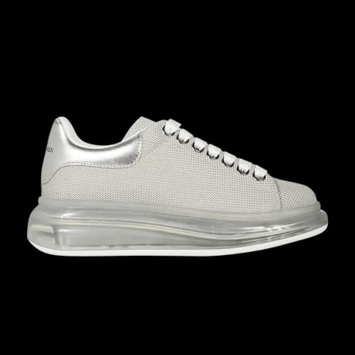 Alexander McQueen Oversized Sneaker 'Transparent Sole - Silver' (Women's)