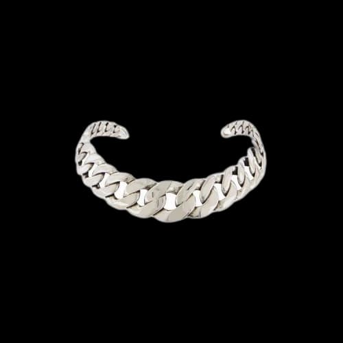 Alexander McQueen Chain Choker Necklace 'Silver'