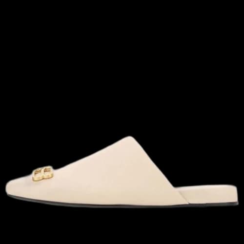Balenciaga Leather Cosy Slipper 'Sand' (Women's)