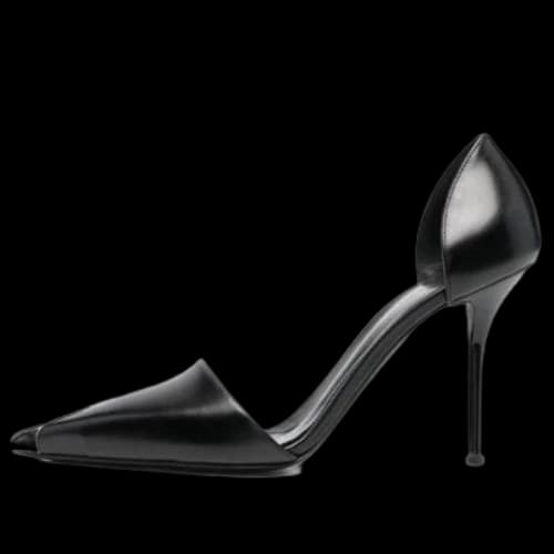 Alexander McQueen Harness Punk Heels 'Black Silver' (Women's)