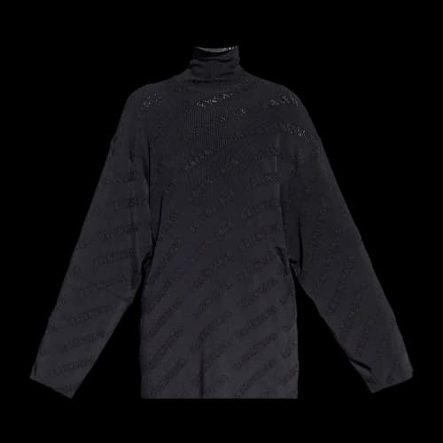 Balenciaga All Over Turtleneck 'Black'