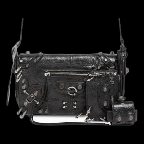 Balenciaga Le Cagole Xs Flap Bag With Piercings 'Black' (Women's)