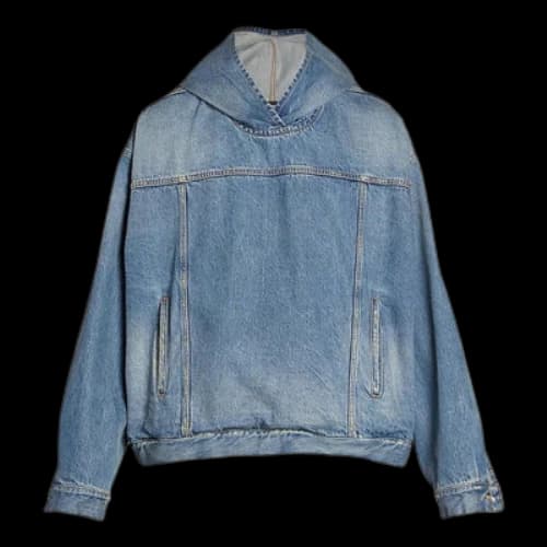 Balenciaga Pull-Over Jacket 'Blue'