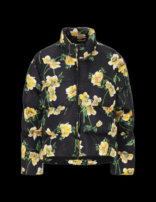 Balenciaga Short Down Jacket Black/Yellow