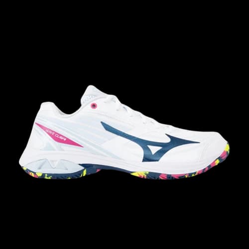 Mizuno Wave Claw 4 Textile, Leather Comfortable Round Toe Abrasion Resistant Low top Badminton Shoes Unisex