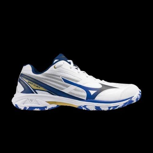Mizuno Claw Eagle Claw 4 Badminton Shoes Unisex Luxury Gold Blue