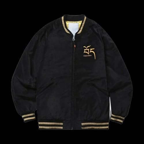 Liberaiders Velour Varsity Jacket 'Black'