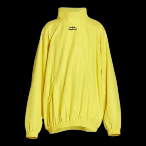 Balenciaga 3B Sports Icon Pull-Over Tracksuit Jacket 'Yellow'