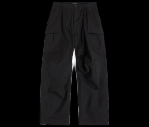 Balenciaga Kick Cargo Pants Black