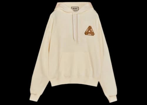 Palace x Gucci Tri-Ferg GG Patch Hoodie Ivory