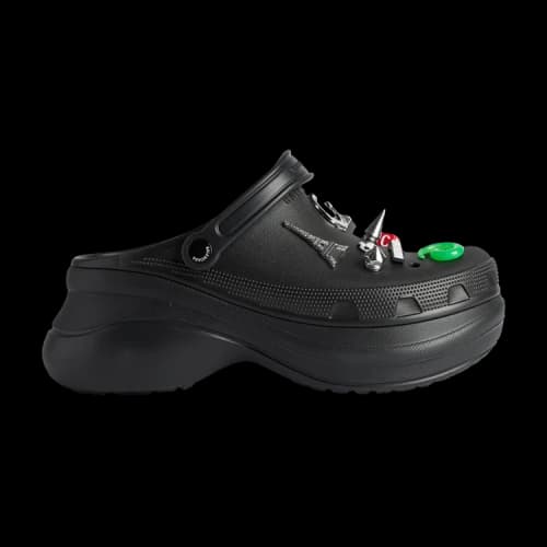 Crocs x Balenciaga Mule Jibbitz 'Black'