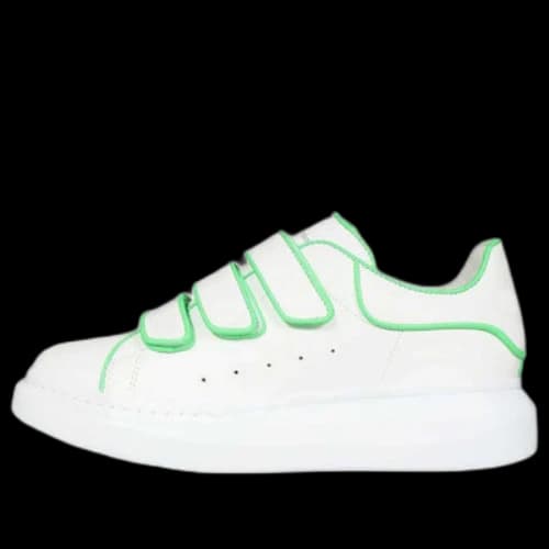 Alexander McQueen Oversize Sole Sneakers 'White Green' (Women's)