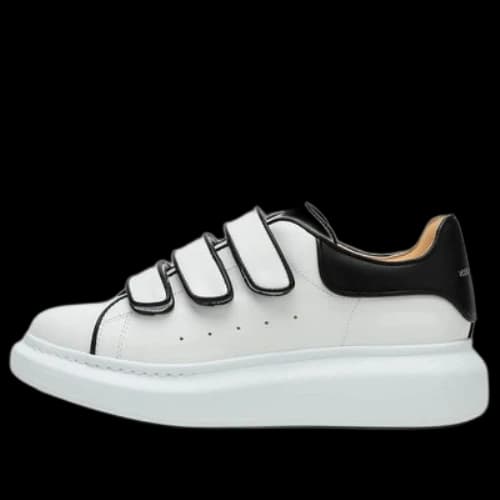 Alexander McQueen Oversize Sole Sneakers 'White Black' (Women's)