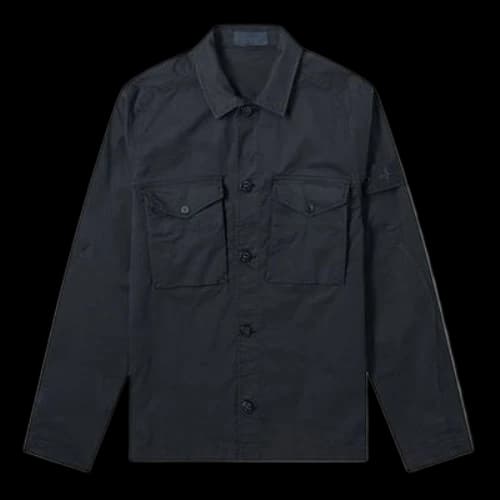 STONE ISLAND Ghost Series Cargo Jacket Dark Blue