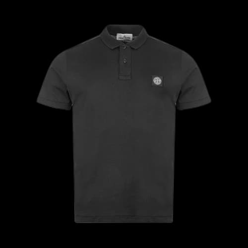 Stone Island Jersey Polo Shirt 'Black'