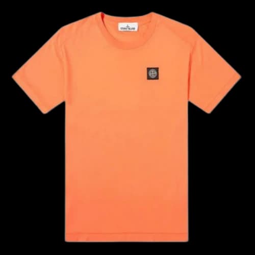 STONE ISLAND Garment Dyed Patch Logo Tee Logo Tee