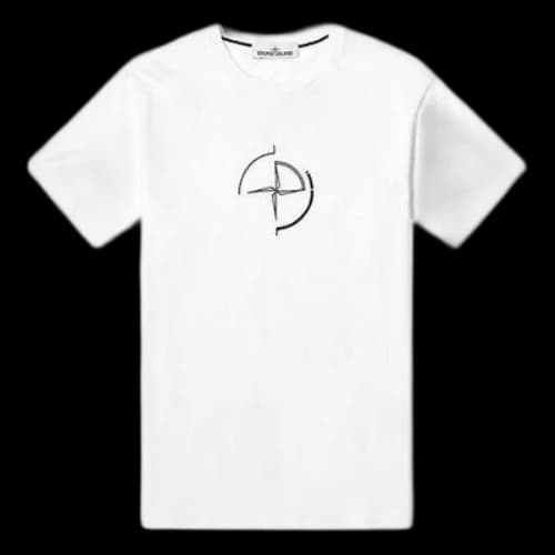 STONE ISLAND Short Sleeve White