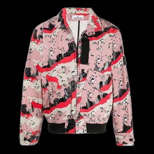STONE ISLAND 3C+PU Desert Camo Pocket Jacket 'Plaster'