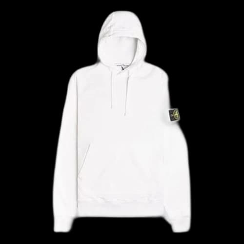 STONE ISLAND Logo Cotton White