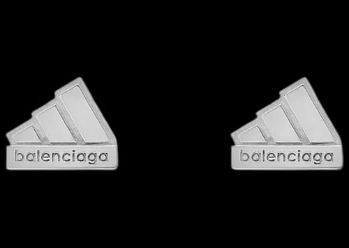 Balenciaga x adidas Earrings Silver