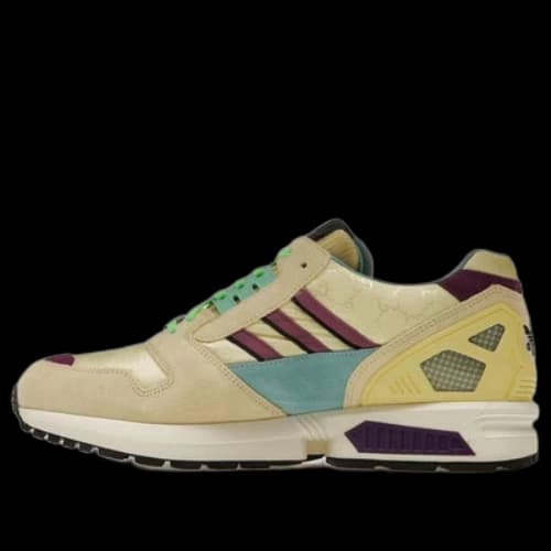 Gucci x Adidas Originals ZX 8000 GG Sneakers 'Beige Gold' (Women's)