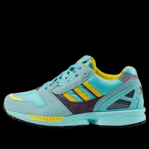 adidas x Gucci ZX 8000 'Aqua Blue Yellow Brown' (Women's)