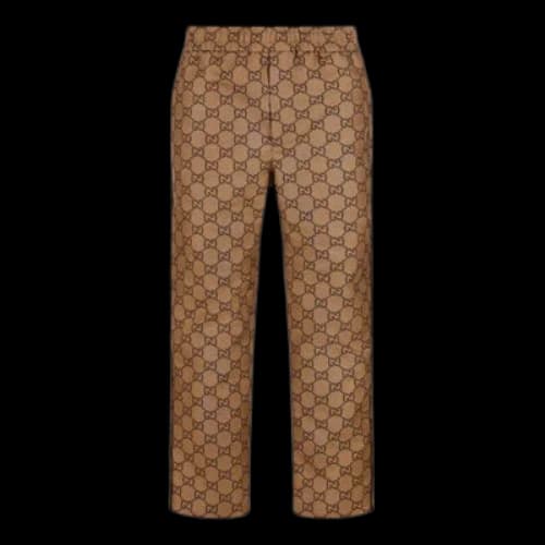 Gucci GG Ripstop Trouser 'Beige Ebony'