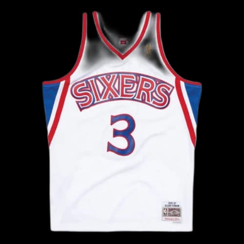 Mitchell & Ness x NBA Philadelphia 76ers 1996-97 Home Swingman Jersey 'Allen Iverson 3'