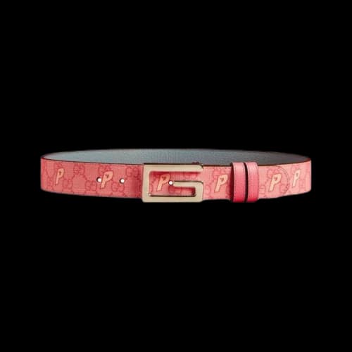 Gucci x Palace GG-P Supreme Reversible Belt With G Square Buckle 'Pale Pink/Pale Blue'