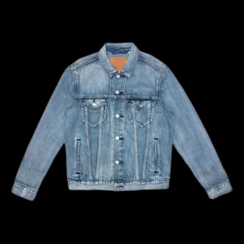 To Be Defined Levis lapel Denim Jacket Denim Blue
