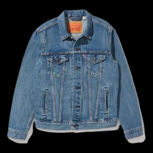 To Be Defined Levis Lapel Denim Jacket Blue