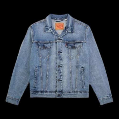 Levis Lapel Button Denim Jacket Men's Cowboy Blue