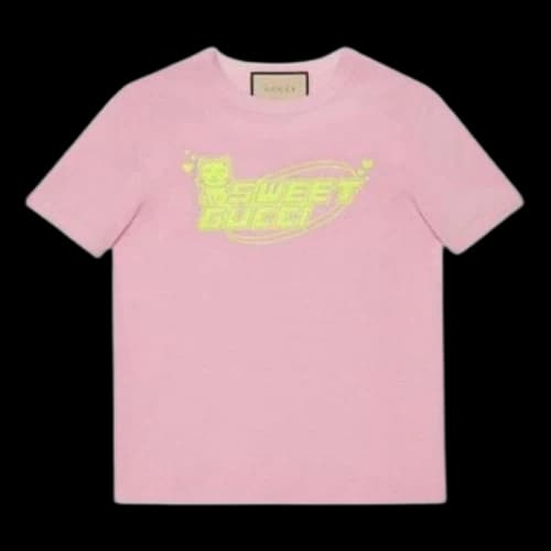 Gucci Cotton Jersey T-Shirt 'Pink' (Women's)