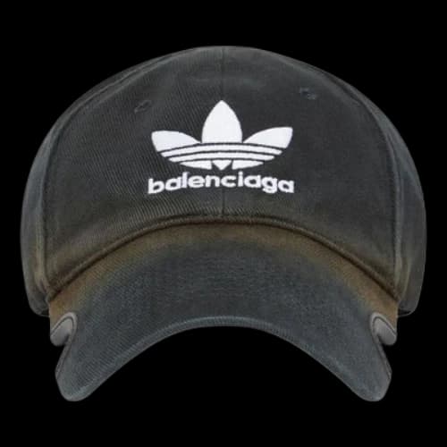 Balenciaga x adidas Trefoil Balenciaga Logo Cap 'Black White'