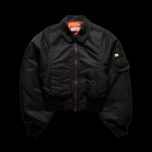 Martine Rose Shrunken Bomber Jacket 'Black'