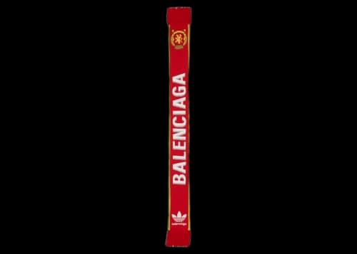Balenciaga x adidas Soccer Scarf Red/White