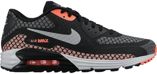 Nike Air Max Lunar 90 Black Silver Hot Lava