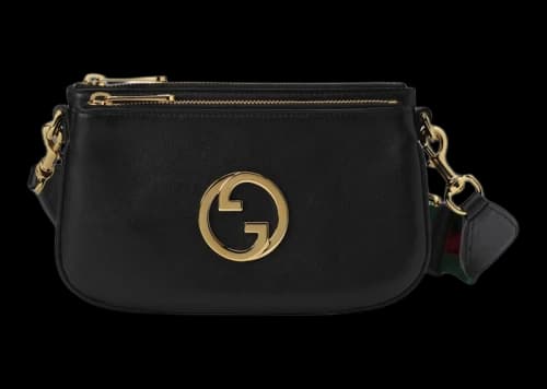 Gucci Blondie Mini Bag Black/Green/Red