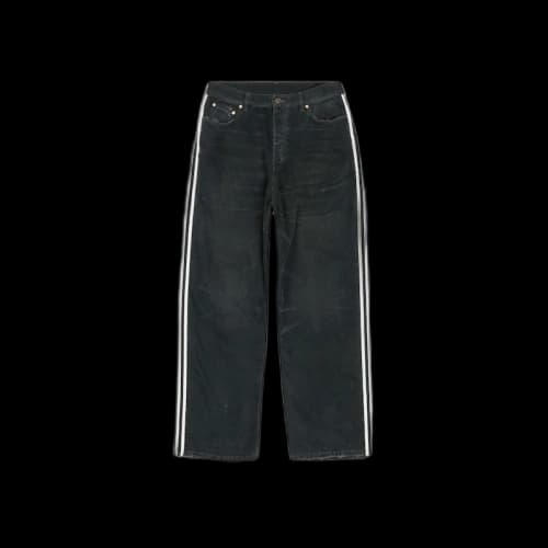 Balenciaga x adidas Large Baggy Pants Black