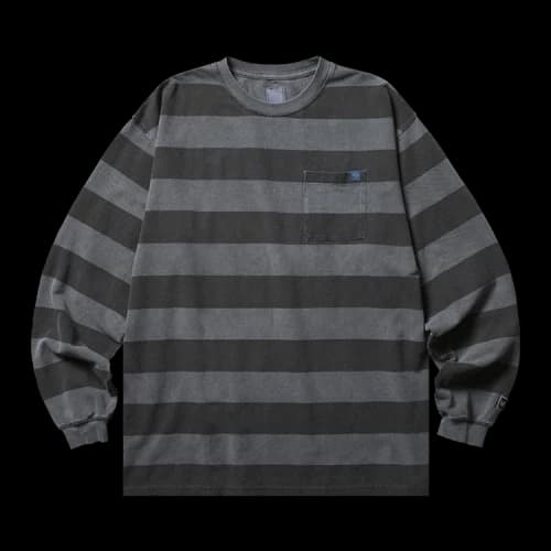 Liberaiders Stripe Long-Sleeve Tee 'Charcoal'
