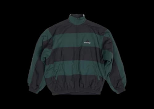 Balenciaga x Adidas Reversible Tracksuit Jacket Black Green