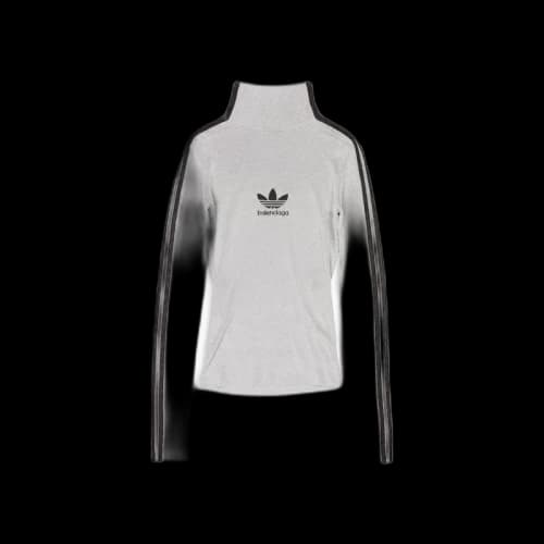 Balenciaga x adidas Athletic Mock Neck Silver