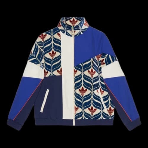 Gucci x adidas Interlocking G Trefoil Jacket 'Ivory Blue Red'