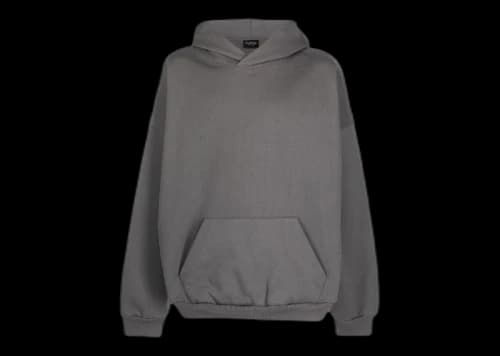 Balenciaga Care Label Hoodie Grey/Black