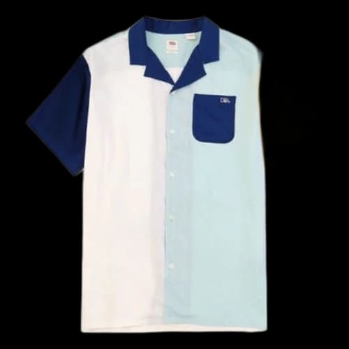 LEVI'S Levis Multicolor Colorblock Short Sleeve Cardigan Short Sleeve Shirt Colorblock