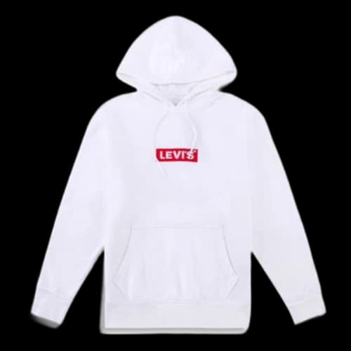 LEVI'S Levis Casual Loose Box Logo White