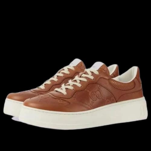 Gucci Chunky B GG Sneakers 'Brown' (Women's)